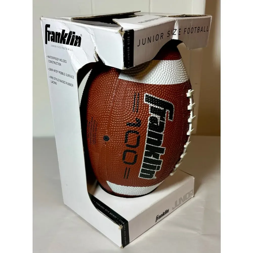 Franklin Junior Size Football Rubber Waterproof- New in Box